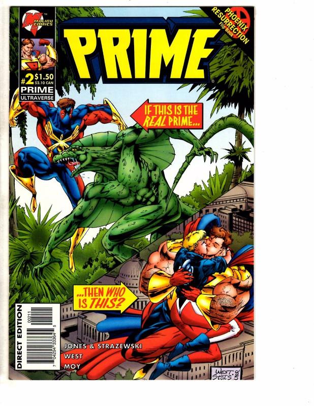 9 Prime Malibu Ultraverse Comic Books #1 (5) (2 Different Covers) 2 5 6 9 J206