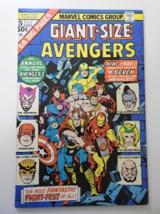 Giant-Size Avengers #5 (1975) VF- Condition!