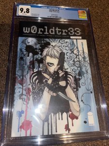 W0rldtr33 1 (Image 2023), Peach Momoko 1:75 Variant Cover CGC Graded 9.8