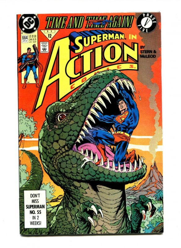 Action Comics #664 - Kerry Gammill & Dennis Janke (7.0) 1991