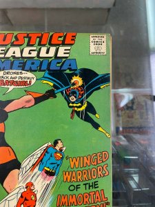 Justice League America 60 GD/VG- Detached centerfold