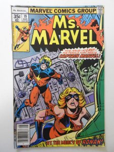 Ms. Marvel #19 (1978) VG- Condition moisture stain