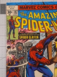The Amazing Spider-Man #167 (Marvel Comics April 1977) ?'s In Description