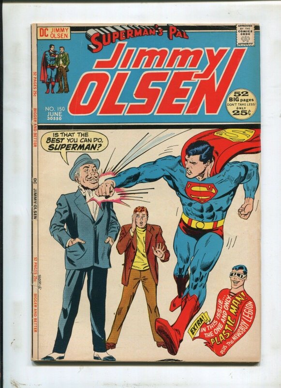 Jimmy Olsen #150 ~ Is That The Best You Can Do Superman? ~ 1972 (Grade 6.0)WH