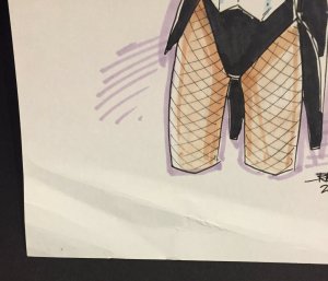 Zatanna Sexy Color Commission - 2012 Signed art by Randy Kintz