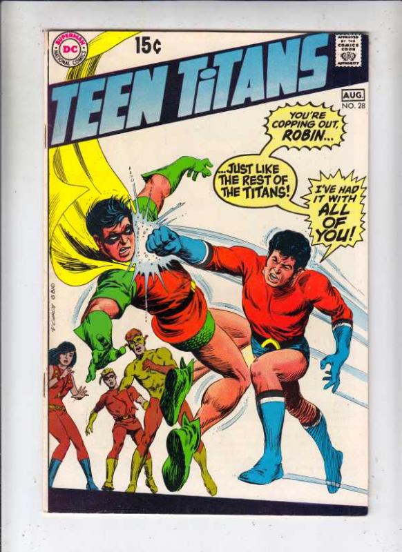 Teen Titans, The #28 (Aug-72) VF/NM High-Grade Kid Flash, Robin, Wonder Girl,...