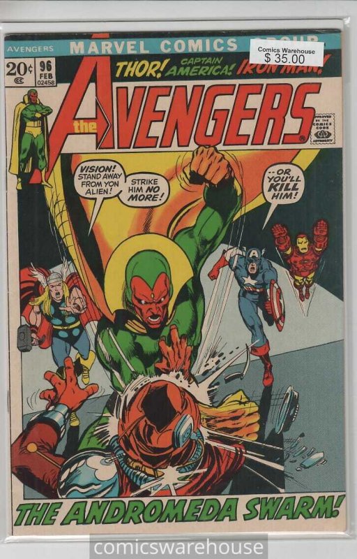 AVENGERS (1963 MARVEL) #96 FN+ A08516