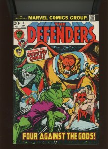 (1972) The Defenders #3: BRONZE AGE! FOUR AGAINST THE GODS! (8.0/8.5)