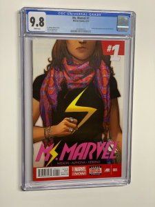 Ms. Marvel 1 CGC 9.8 White Pages Marvel Comics