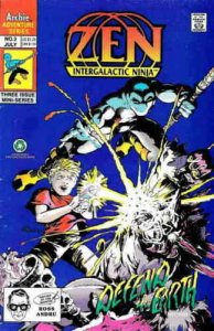 Zen Intergalactic Ninja #3 Archie Adventure Series Comics December Dec 1992 (VF)