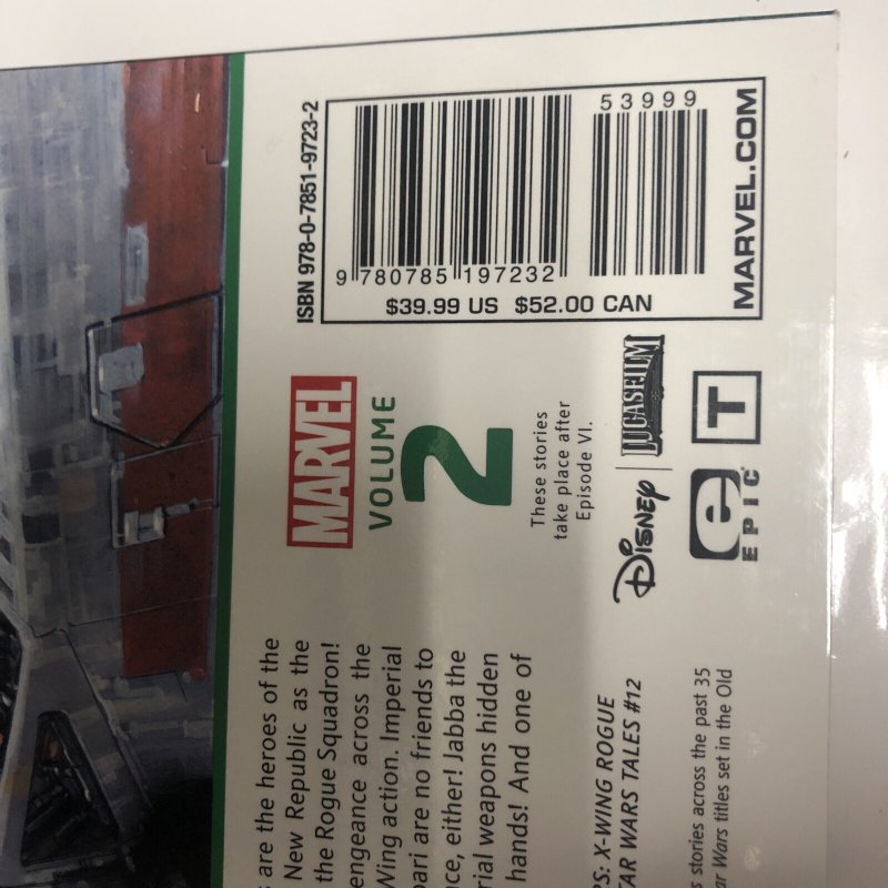 Star Wars : The New Republic (2016) TPB Vol # 2 • Marvel Universe • Roy Thomas