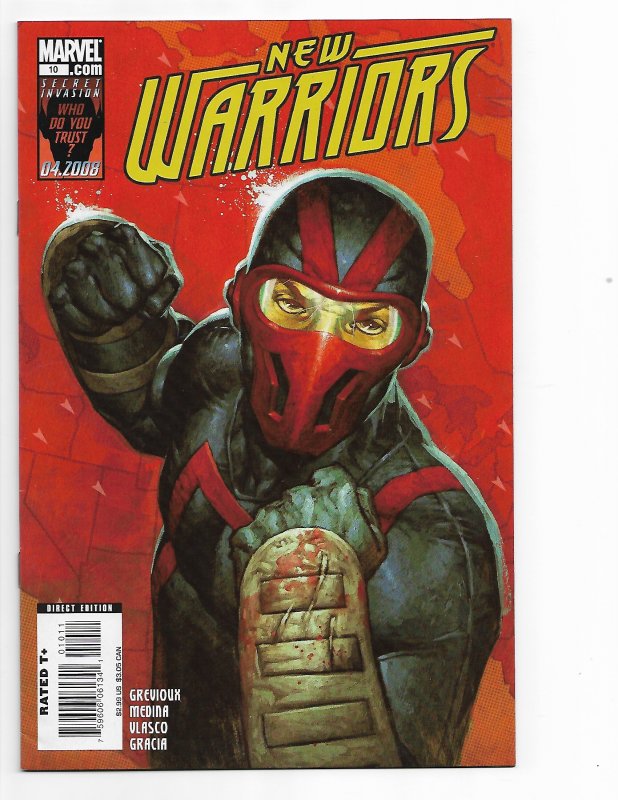 New Warriors #10 (2008) VF/NM