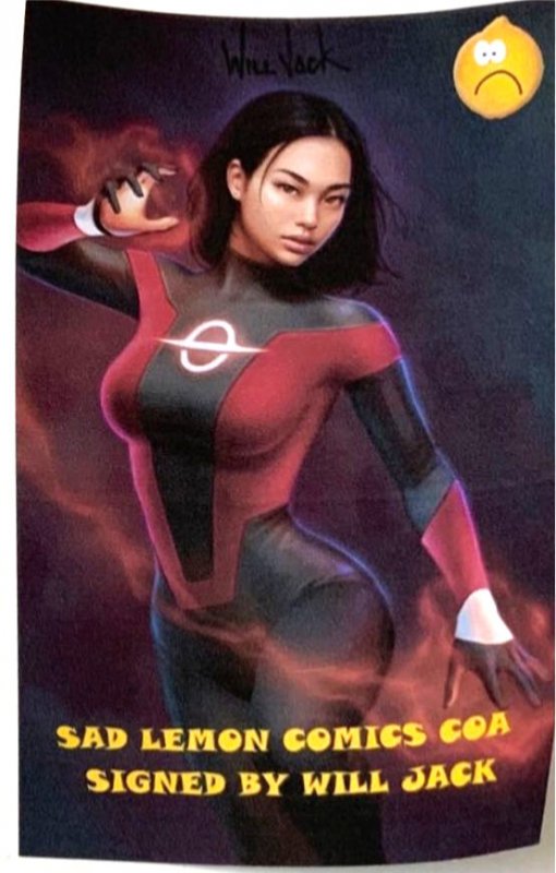 RADIANT RED #1 WILL JACK MASKED/UNMASKED VIRGIN VARIANT SET SIGNED W/COA  NM.