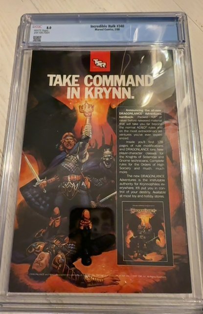 The Incredible Hulk #340 (1988)Wolverine Hulk clash Mcfarlane cover