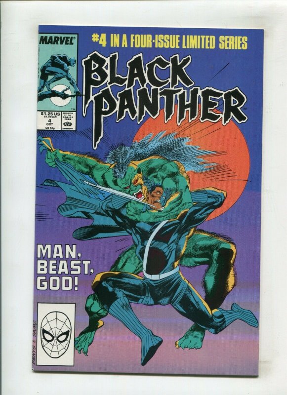 4PC BLACK PANTHER MINI-SERIES LOT (9.4) #1-4!! 1988
