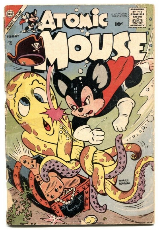 Atomic Mouse #25 1958-Charlton funny animals FR