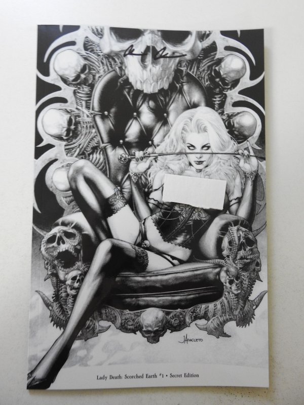 Lady Death: Scorched Earth #1 Secret Edition (2020) NM Condition! Signed W/ COA!