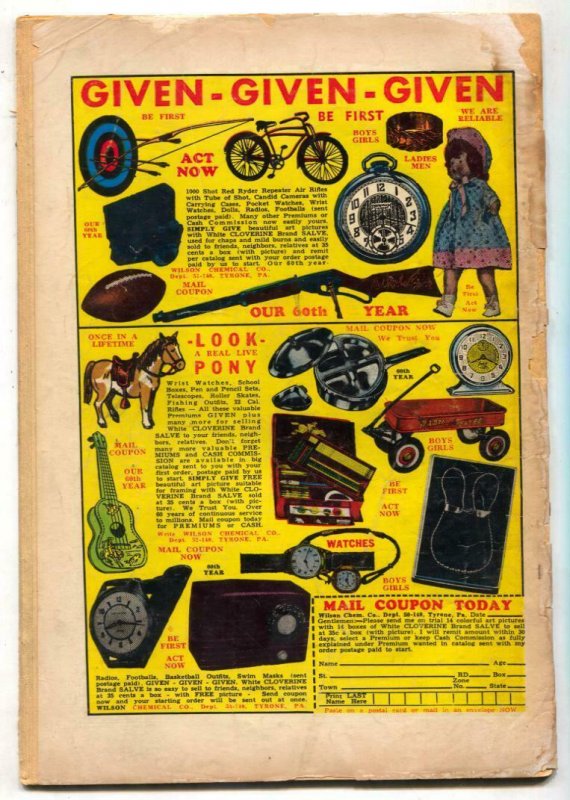 Western Outlaws #7 1954-  Kid From Nowhere P/F