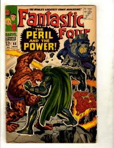 Fantastic Four # 60 VG Marvel Comic Book Thing Dr. Doom Human Torch Silver A GK2