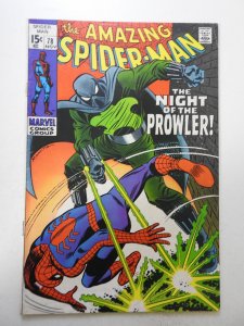 The Amazing Spider-Man #78 (1969) VG Cond cover and 1st wrap detached top staple