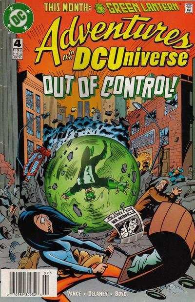 Adventures in the DC Universe #4, NM + (Stock photo)