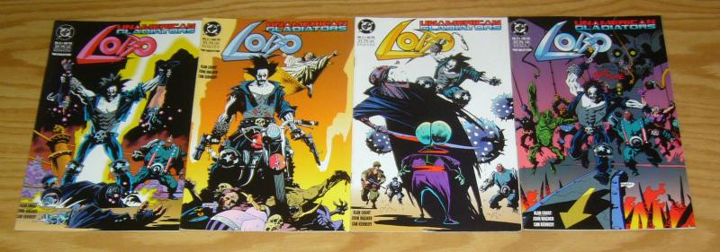 Lobo: Unamerican Gladiators #1-4 VF/NM complete series - mike mignola alan grant