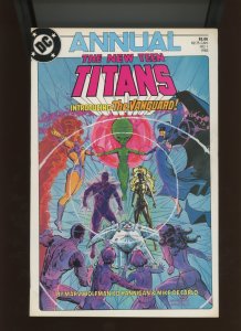 (1985) New Teen Titans Annual #1: COPPER AGE! KEY! WE COMBINE SHIPPING! (8.0)
