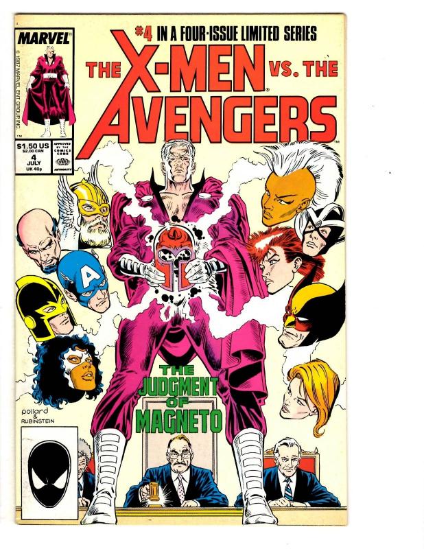 4 The X-Men vs. The Avengers Marvel Comic Books # 1 2 3 4 Wolverine Thor CB1