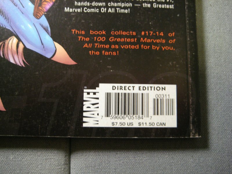 Marvel Comics Presents The 100 Greatest Marvel Of All Time (2001, Marvel Comics) 
