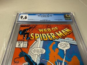 Web Of Spider-Man # 36 CGC Graded 9.6 Marvel Comic Book 1st Tombstone App. JH31