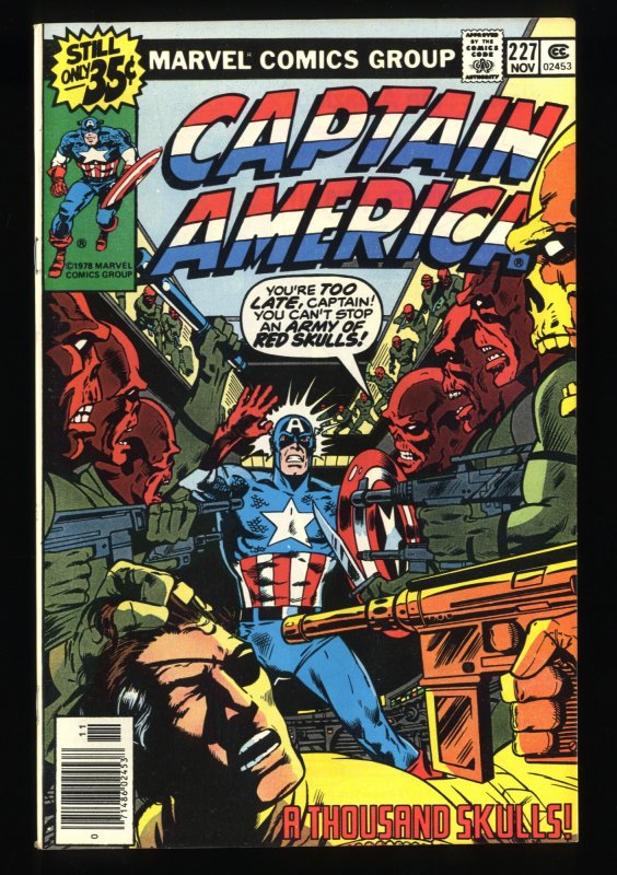 Captain America #227 NM 9.4