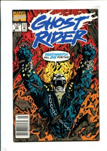 Ghost Rider #23 - Mark Texeira Cover + Interior Art (8.0/8.5) 1992