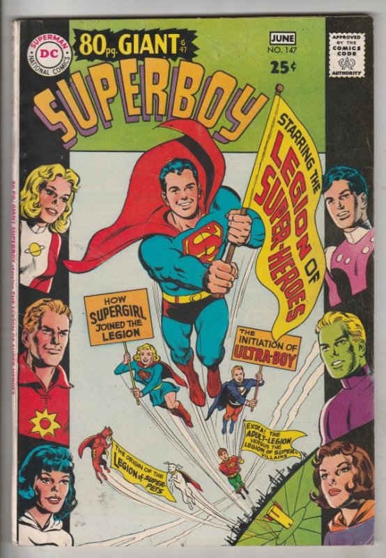Superboy #147 (Jun-68) VF High-Grade Superboy