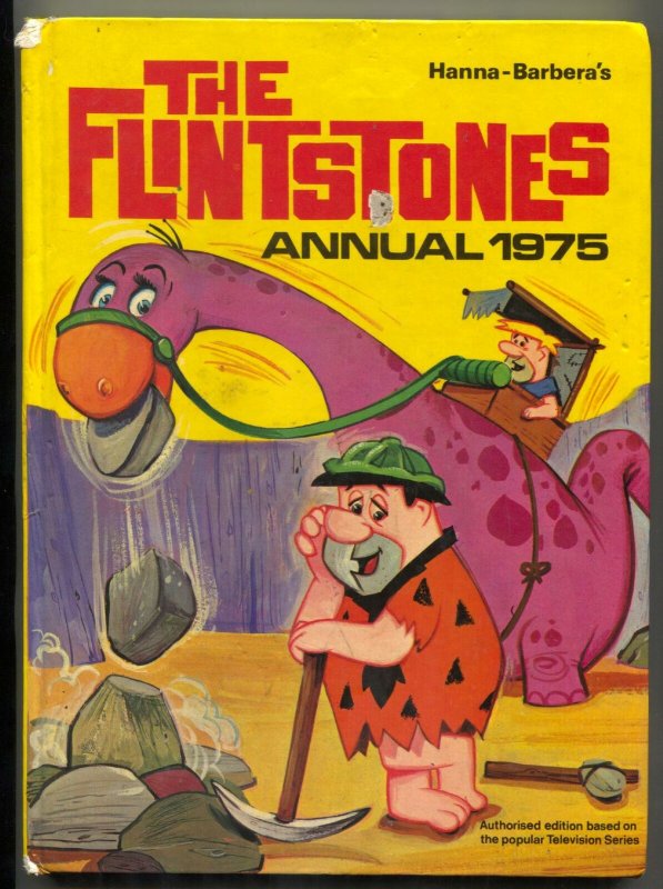 The Flintstones Annual 1975- UK hardback- Hanna Barbera