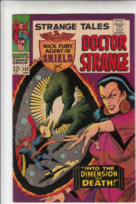 Strange Tales #152 (Jan-67) VF/NM High-Grade Nick Fury, Dr. Strange