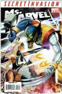 Ms. Marvel #28 (2006) Greg Horn Cover Secret Invasion NM-