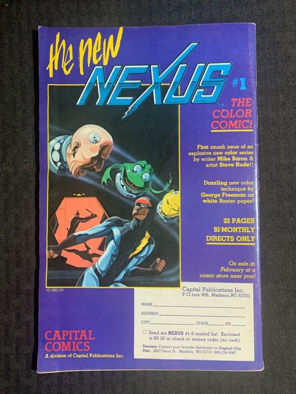 1982 AMAZING HEROES Comic Magazine #18 VG+ 4.5 Nexus / Star Wars Hawks Supergirl