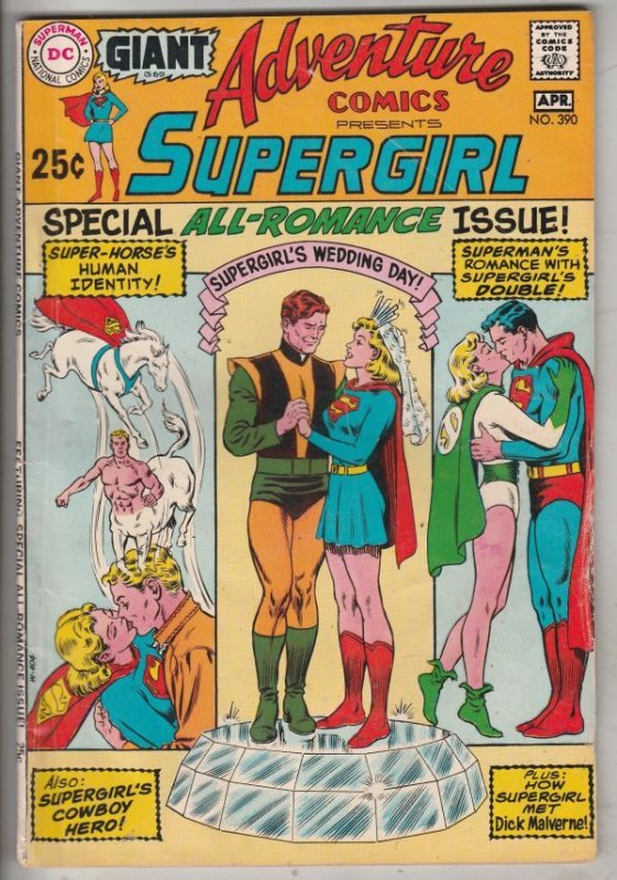 Adventure Comics #390 (Apr-70) VF High-Grade Supergirl