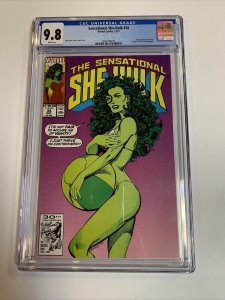 Sensational She-Hulk (1991) # 34 (CGC 9.8 WP) Vanity Fair 8/91 Homage