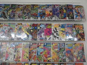 Huge Lot 160+ Comics W/ Spider-Man, Iron Man, Superman, +More! Avg VF- Condition