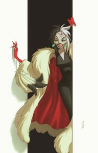 Disney Villains: Cruella de Vil #4H VF/NM ; Dynamite | 101 Dalmations 1:15 Varia