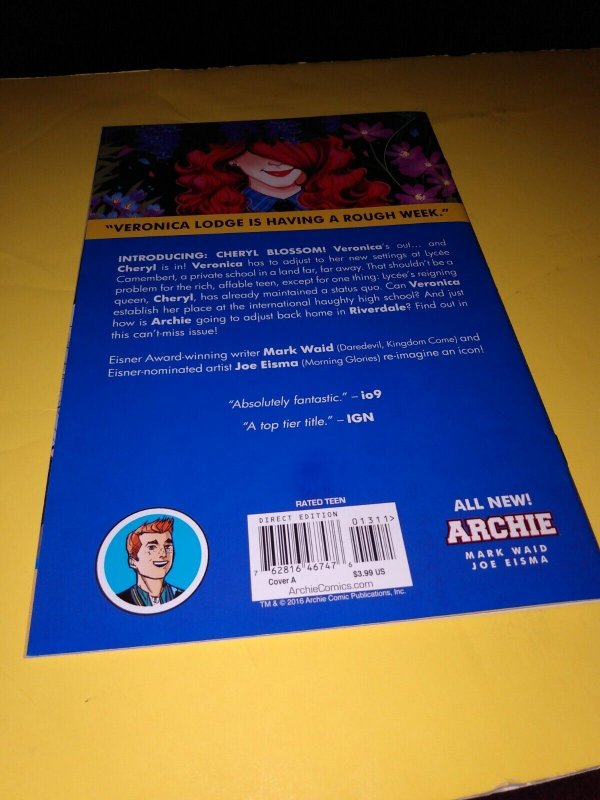 2016 Archie 13 Veronica Fish Cover A NM Cheryl Blossom
