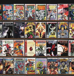 Huge Lot 150+ Comics with Deathlok, Silver Surfer & More!