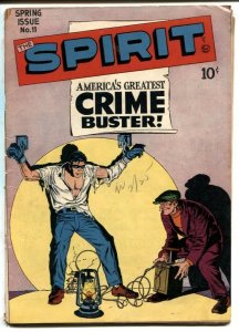 Spirit #11 1948- Crandall cover- Golden Age comic low grade