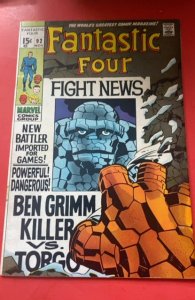 Fantastic Four #92 (1969) Thing vs Torgo