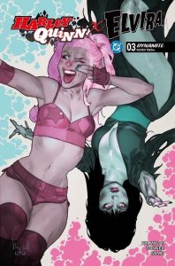 Harley Quinn X Elvira #4 Cvr D Ben Caldwell Var DYNAMITE Comic