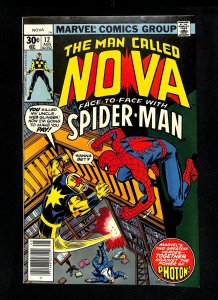 Nova #12 Newsstand Variant Spider-Man!