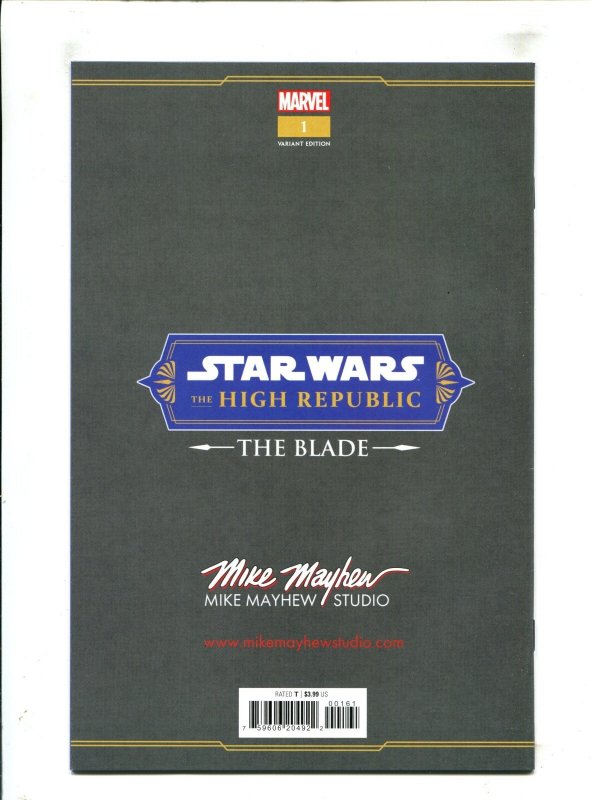 Star Wars: High Republic - The Blade #1 - Signed Mike Mayhew w/COA (9.2ob) 2022