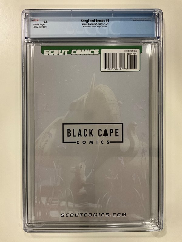 Sengi and Tembo #1 Black Cape Virgin CGC 9.8