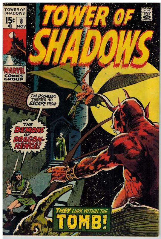 TOWER OF SHADOWS 8 FN Nov 1970 DITKO,WOOD,WRIGHTSON C COMICS BOOK